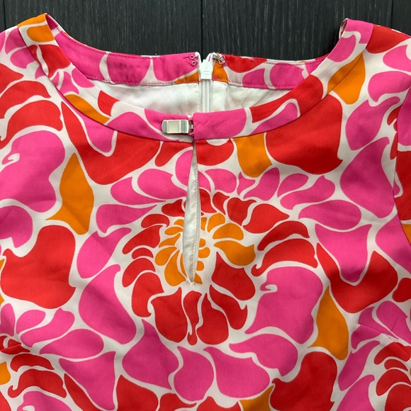 Banana Republic Pink and Orange Floral Dress - Picture 2 of 4